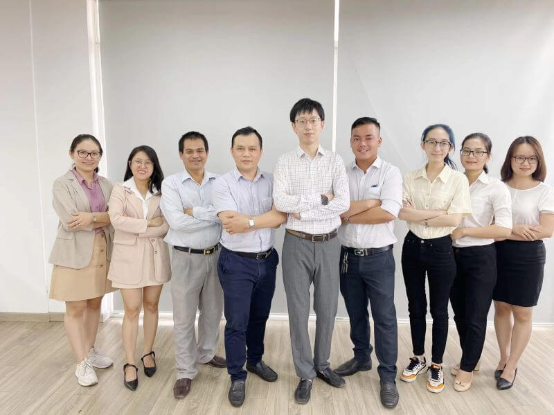图为我司v8哈希游戏越南公司团队